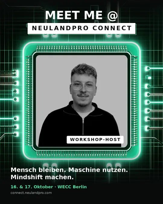 Connect Card von Lucas Bringsken, Workshop-Host