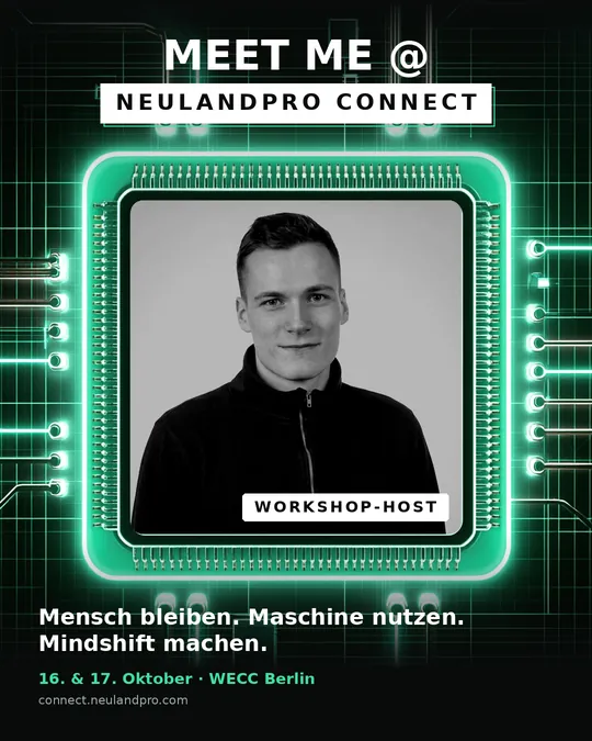 Connect Card von Tom-Luca Riemann, Workshop-Host