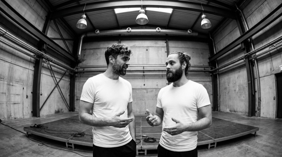 Julius und Henry — auf dem Event